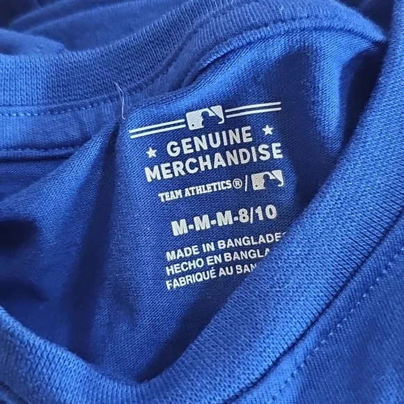 Los Angeles Dodgers Champions MLB Blue T Shirt Youth Medium - Picture 4 of 4